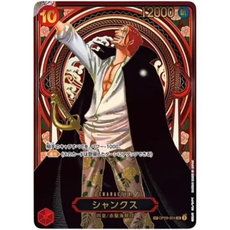 PSA10 Shanks : Gold Background SR-SPC :3th Anniversary Special Card [OP09-004](Booster Pack “CARRYING ON HIS WILL”)