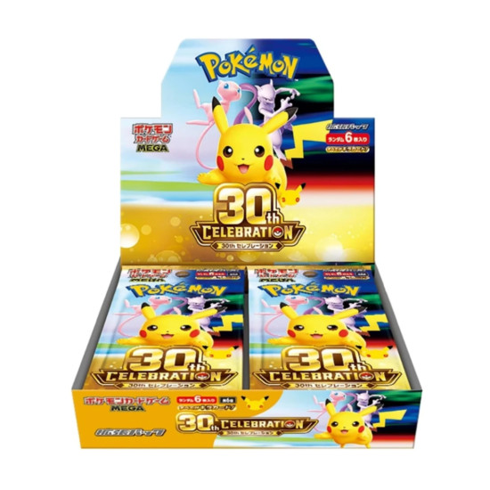 Booster Box 30th Anniversary Celebration M6a Pokémon edición japonesa, 20 sobres