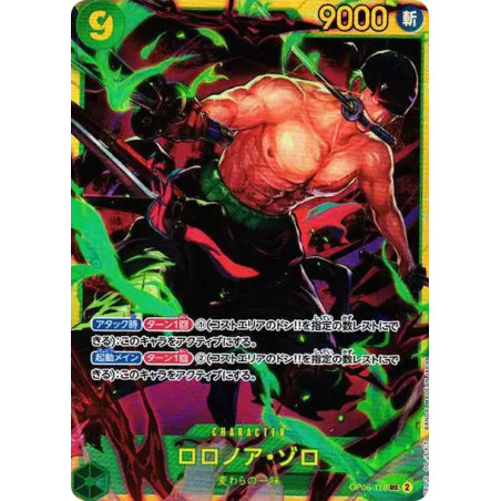 PSA10 Roronoa Zoro SEC [OP06-118] (Booster Pack Wings of Captain)