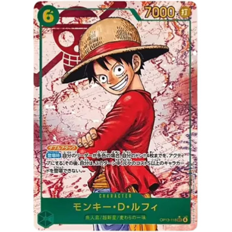 PSA10 Monkey.D.Luffy SEC-P [OP13-118](Booster Pack “CARRYING ON HIS WILL”)