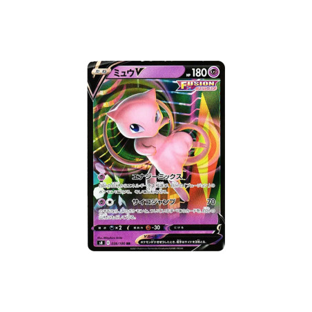 PSA10 Mew V RR[s8 039/100](Expansion Pack “Fusion Arts”)