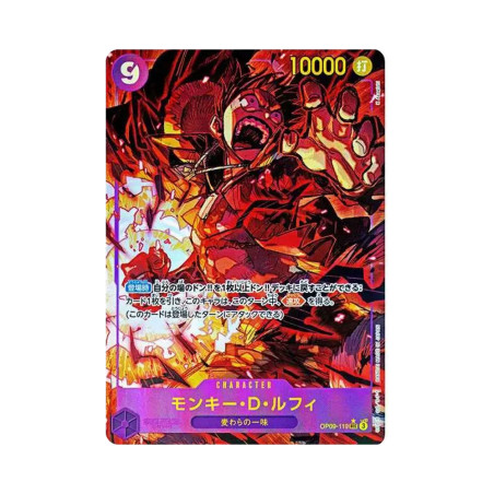 PSA10 Monkey.D.Luffy SEC-P [OP09-119](Booster Pack “Emperors In The New World”)