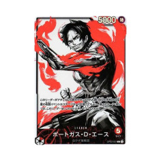 PSA10 Portgas D Ace L-P [OP03-001] (Booster Pack Formidable Enemy)