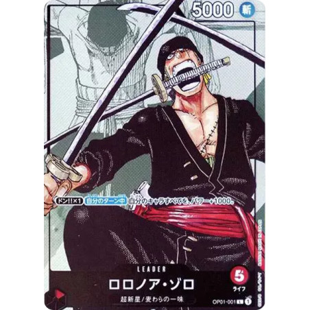 PSA10 Roronoa Zoro L Parallel [OP01-001] (Premium Card Collection 25th Anniversary Edition)