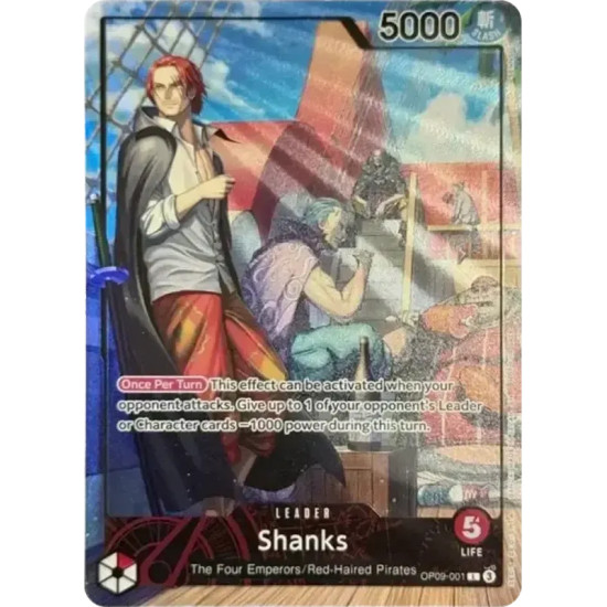 PSA10 Shanks L [OP09-001] [EN](Promotional Card “PSA Exclusive Collaboration Promo Card”)