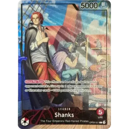 PSA10 Shanks L [OP09-001] [EN](Promotional Card “PSA Exclusive Collaboration Promo Card”)
