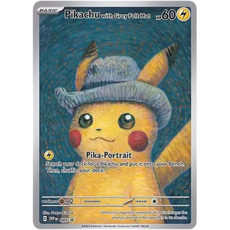 PSA10 Pikachu with Grey Felt Hat: PROMO [SVP EN 085](SVP EN Promotional cards “Van gogh exhibition” )[English Ver.]